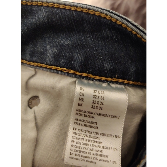 American Eagle Outfitters Flex denim distressed skinny jeans - Picture 5 of 6